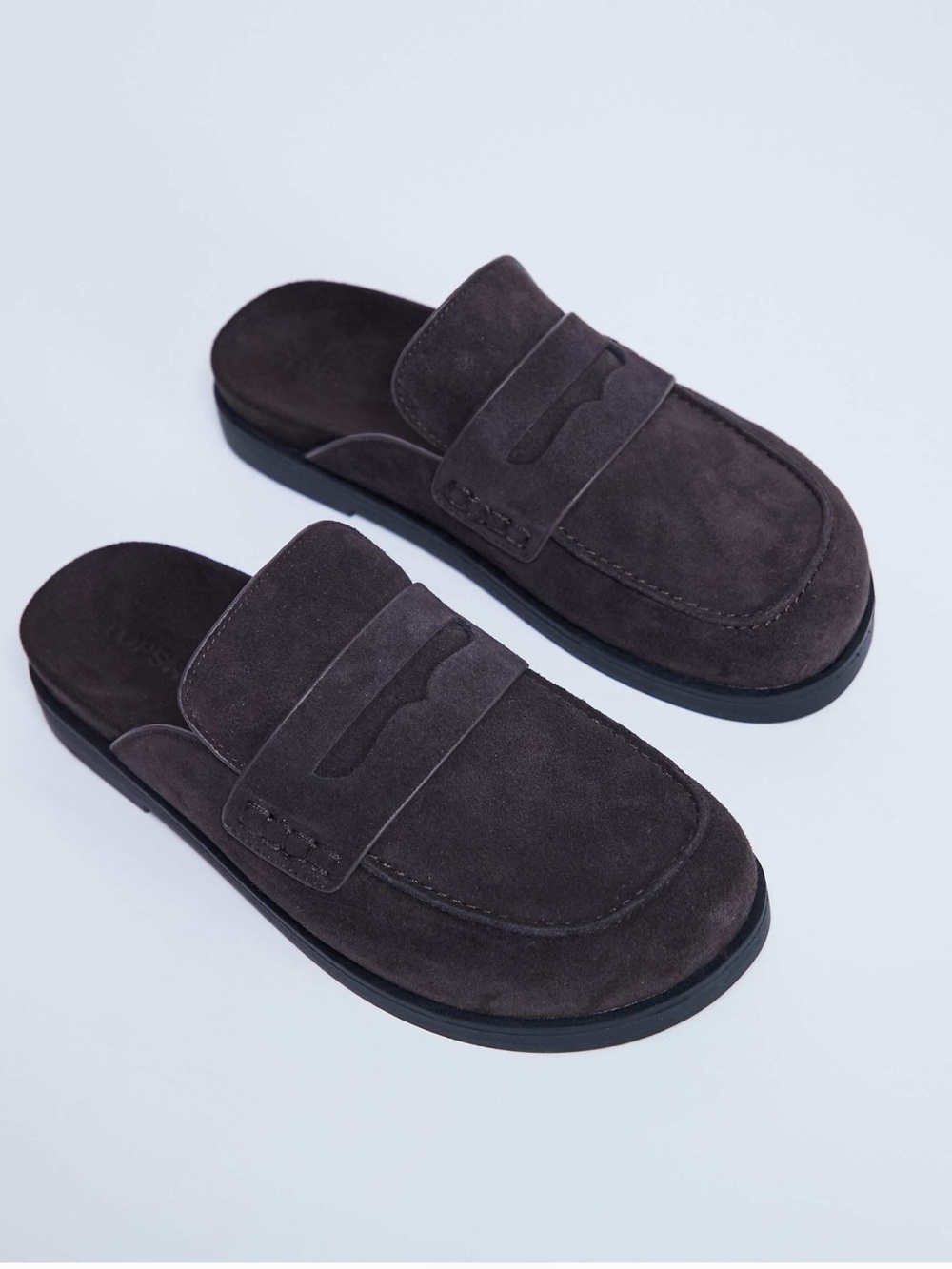 Never Worn Topshop Womens Brown Suede Loafers